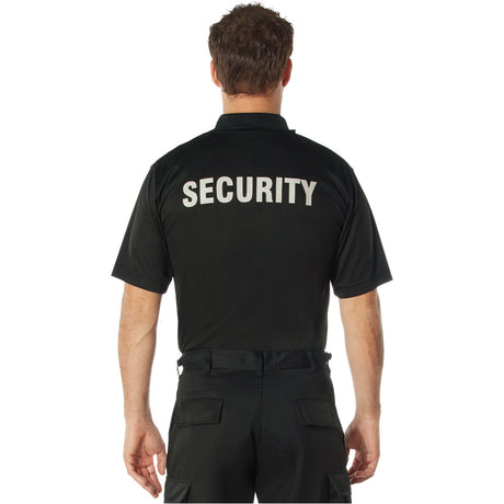 Moisture Wicking Security Short Sleeve Polo Shirt