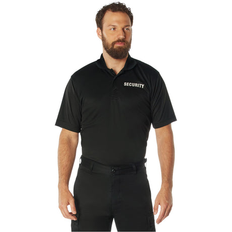 Moisture Wicking Security Short Sleeve Polo Shirt