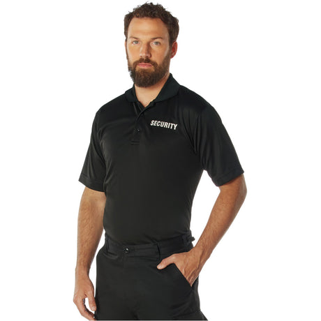 Moisture Wicking Security Short Sleeve Polo Shirt