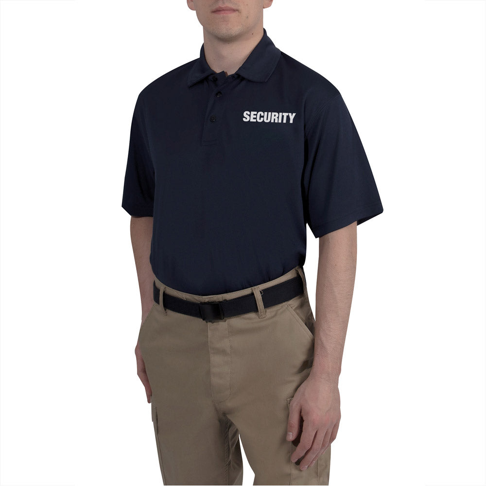 Moisture Wicking Security Short Sleeve Polo Shirt