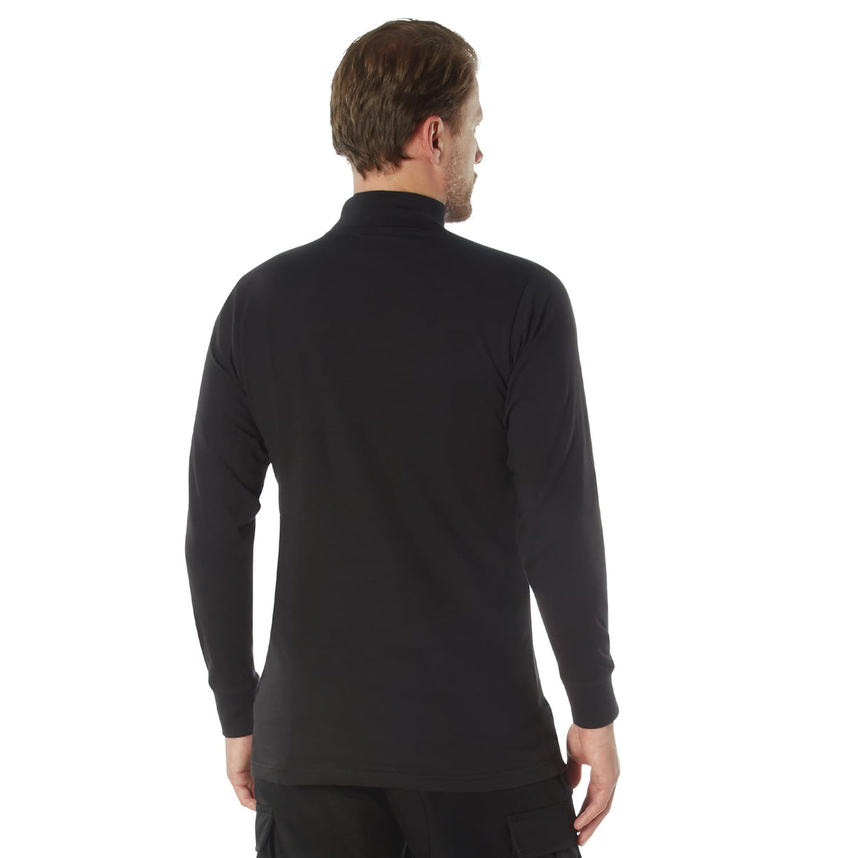 Security Mock Neck Long Sleeve Uniform Shirt
