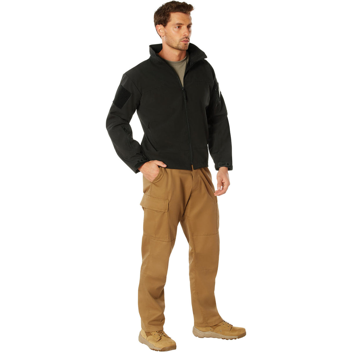 Spec Ops Men's Stealth Softshell Tactical Jacket