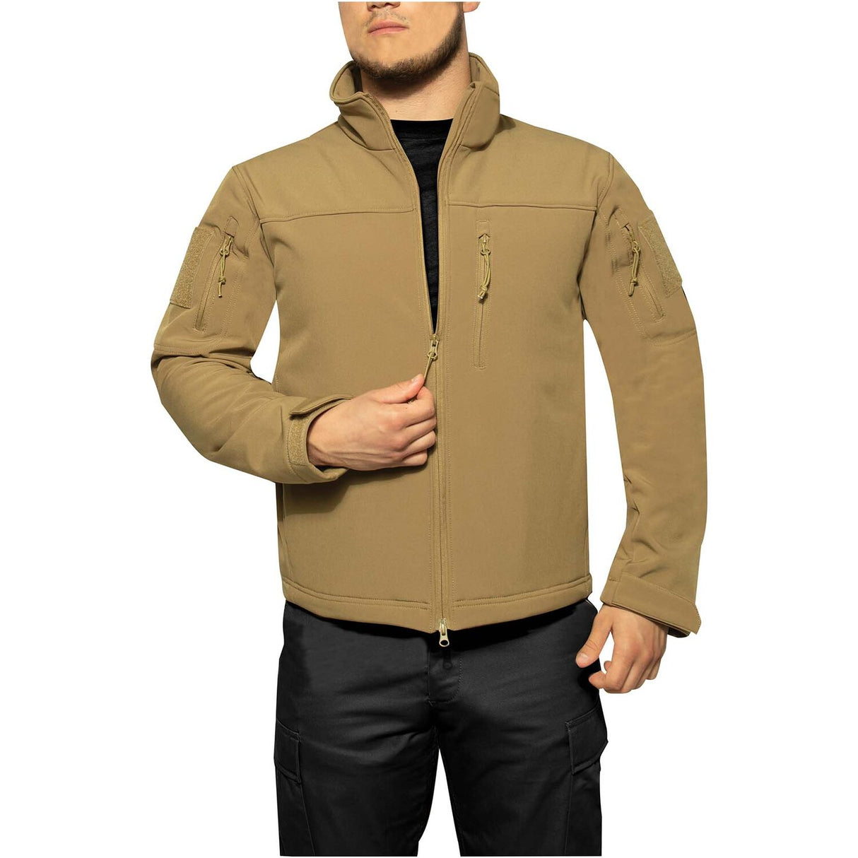Spec Ops Men's Stealth Softshell Tactical Jacket