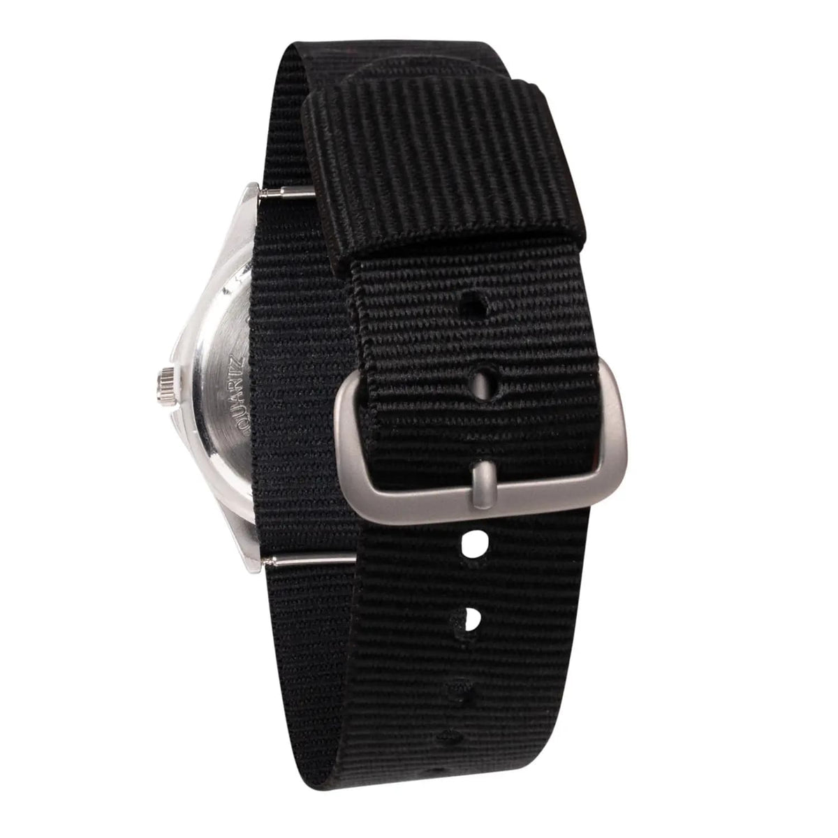Black Quartz Movement Analog Military Watch