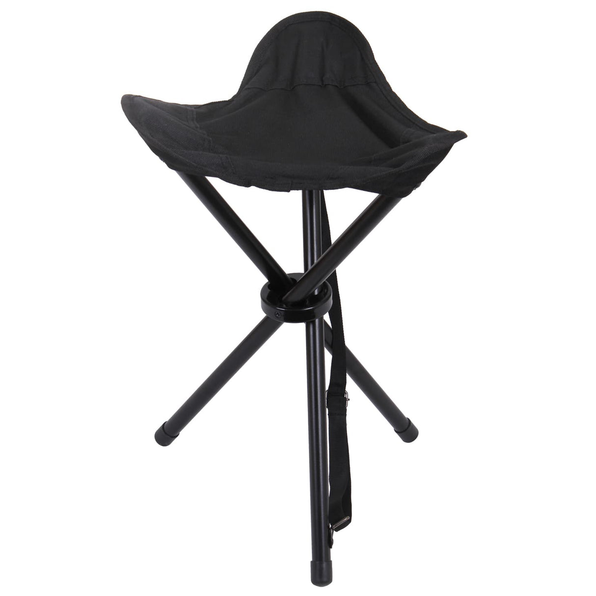 Compact Collapsible Camp Stool With Carry Bag