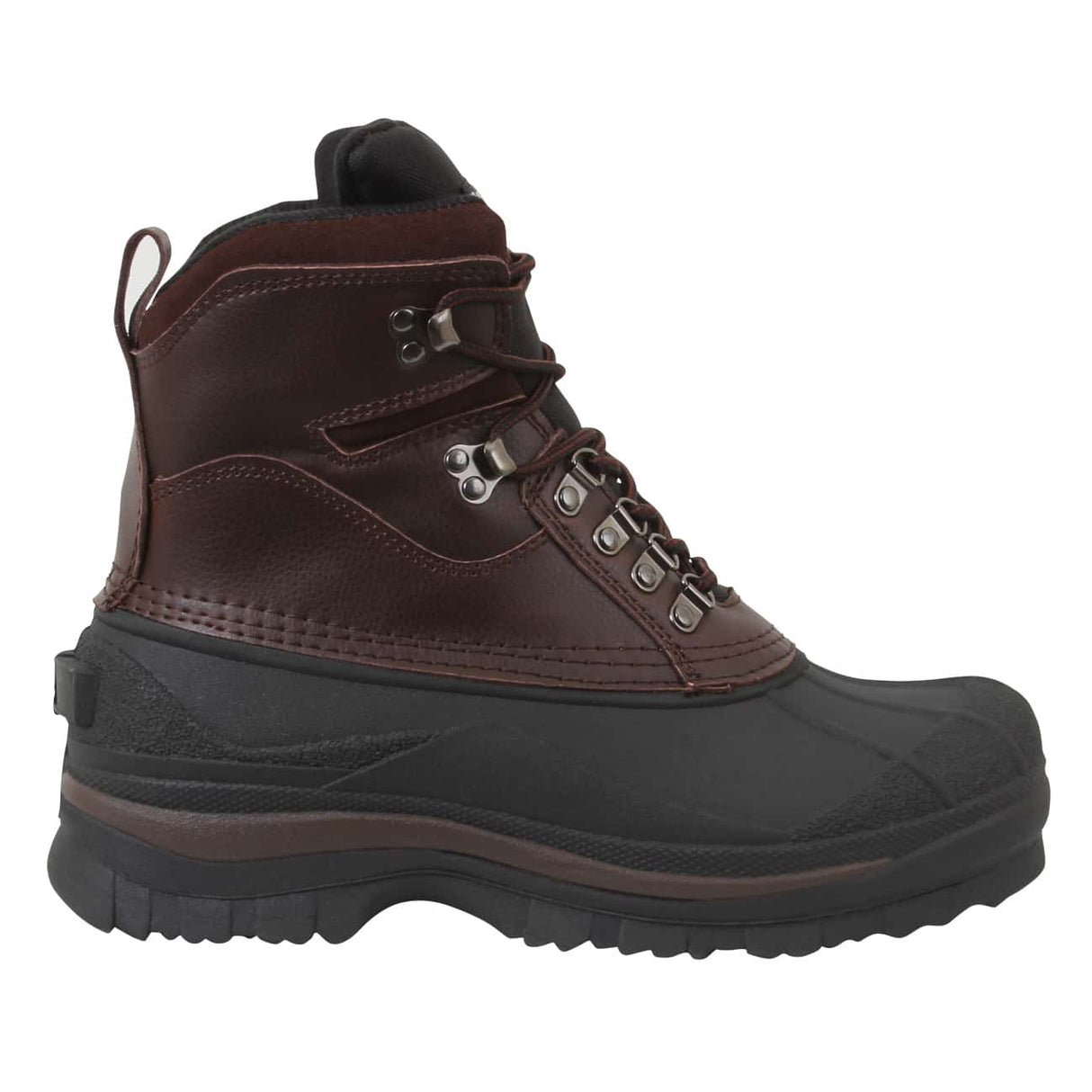 Waterproof Insulated Leather Winter Duck Boots
