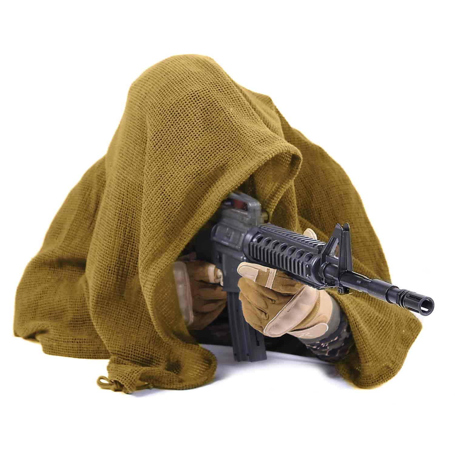 Tactical Sniper Veil with Cinch Cord