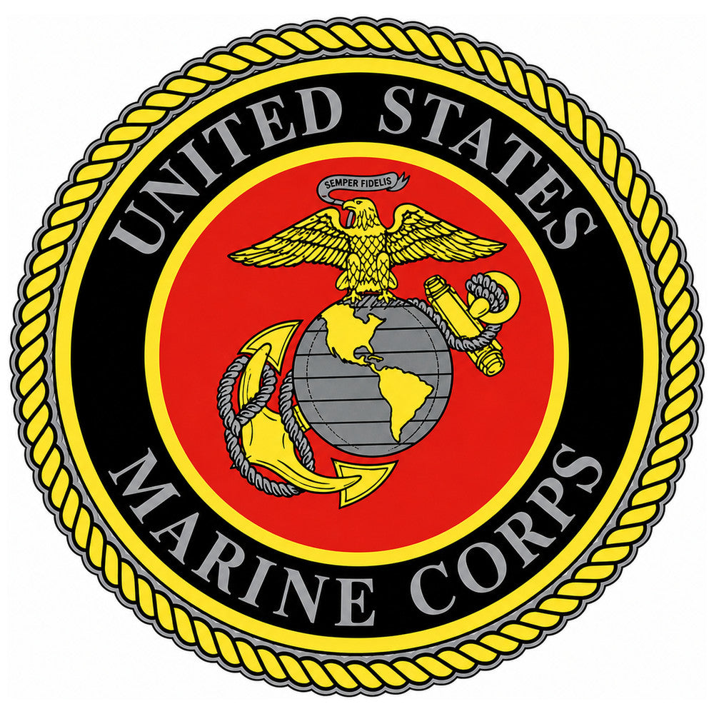 USMC Globe and Anchor Foil Sticker
