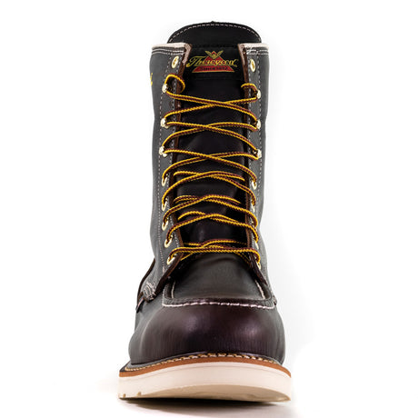 Thorogood 1957 Brown 8-Inch Waterproof Moc Wedge Steel Toe Work Boot