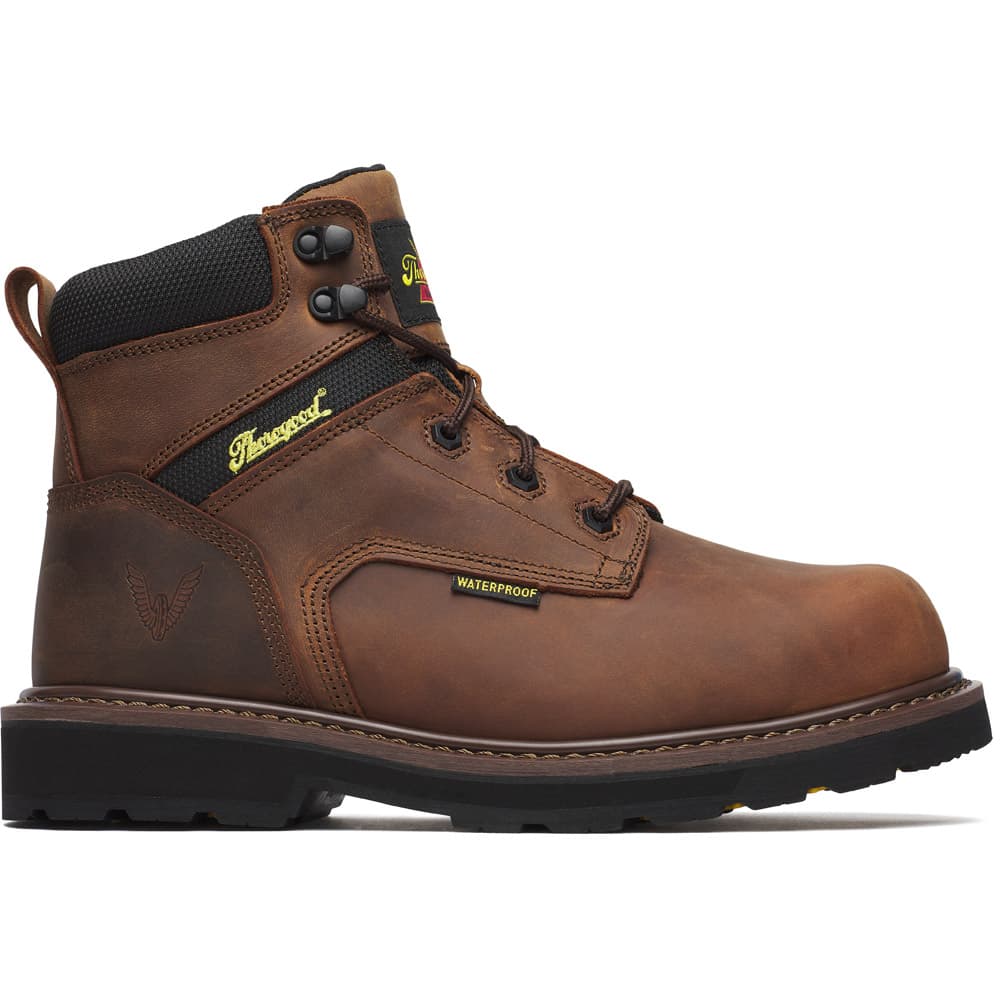 Thorogood Jobsite 6-inch Brown Composite Safety Toe Waterproof Men's Work Boot