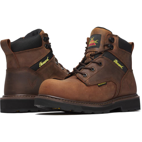 Thorogood Jobsite 6-inch Brown Composite Safety Toe Waterproof Men's Work Boot