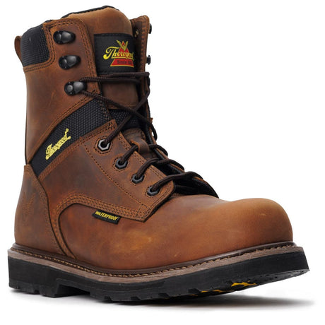 Thorogood Jobsite 8-inch Brown Composite Safety Toe Waterproof Men's Work Boot