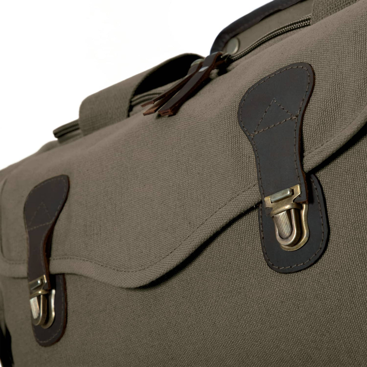 Olive Drab Canvas Long Weekend Duffel Bag