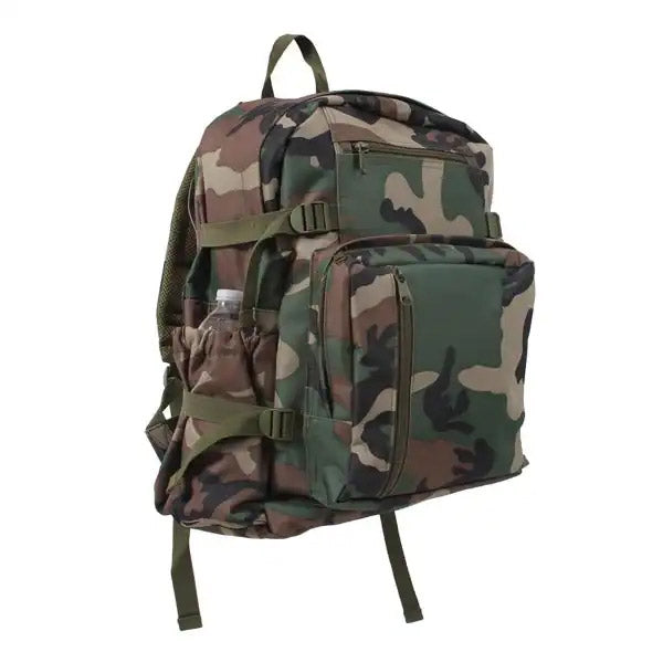 Bearlust Camouflage Backpack – Multi-Compartment School, Travel & Casual Bag