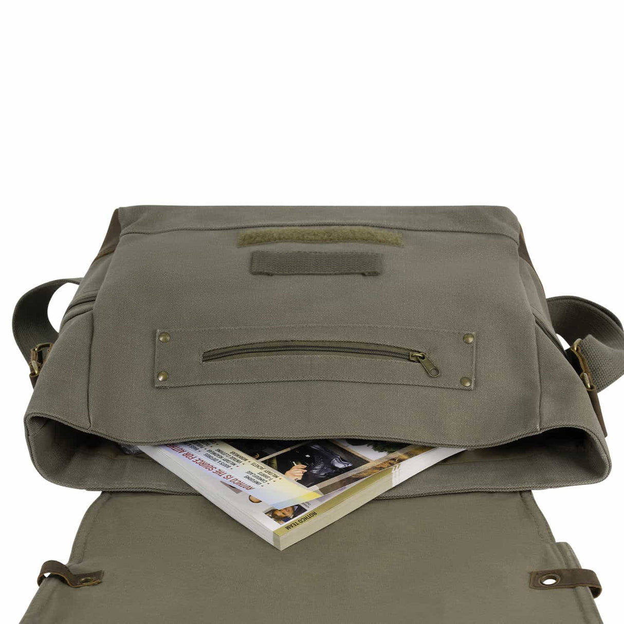 Olive Drab B-15 Pilot Messenger Bag