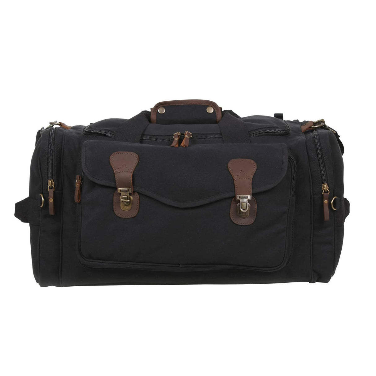 Black Canvas Long Weekend Bag