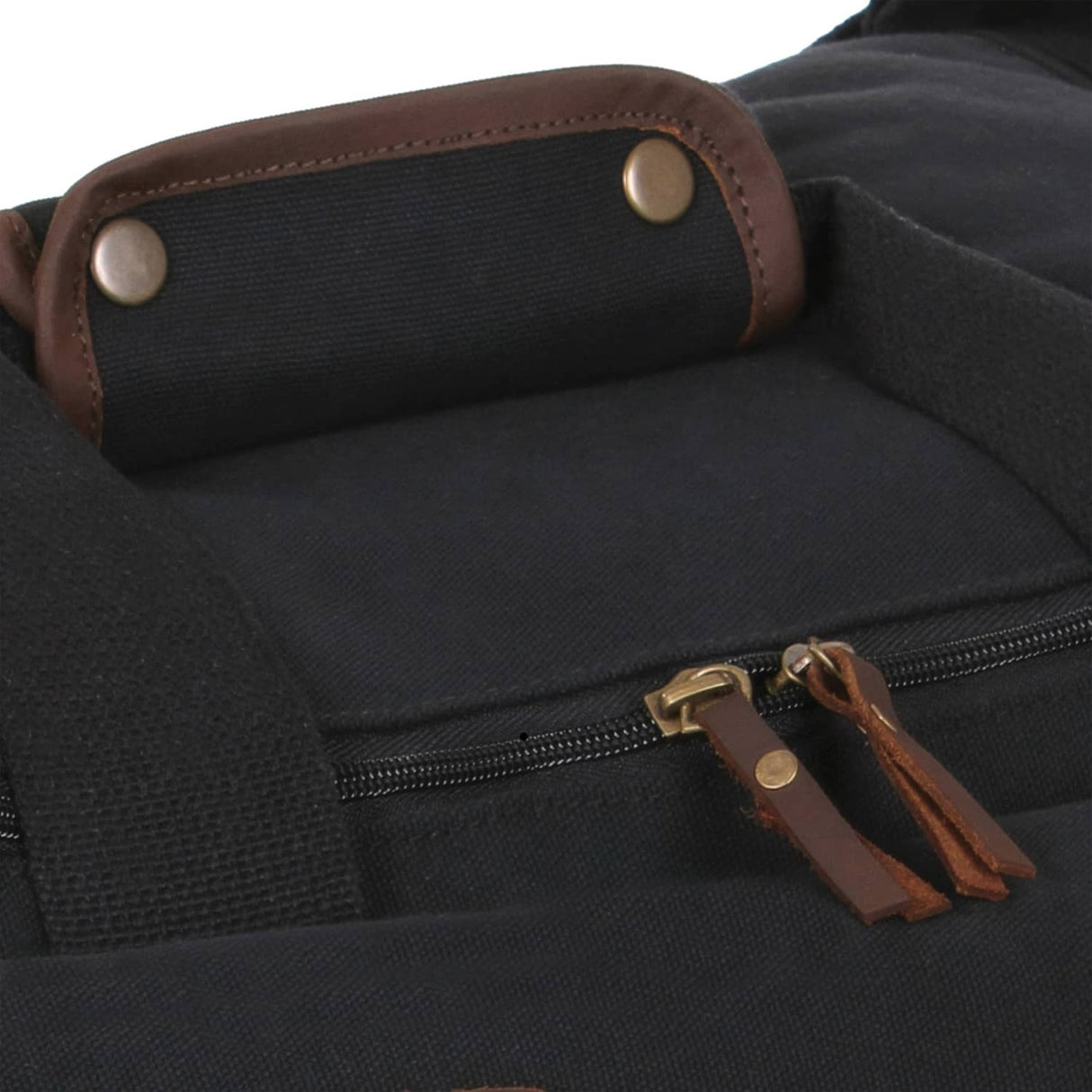 Black Canvas Long Weekend Bag