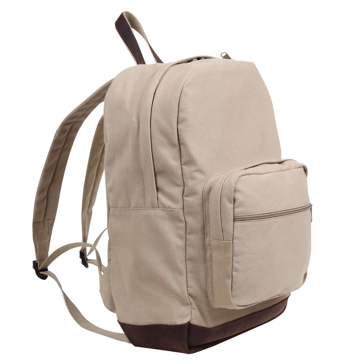 Vintage Khaki Teardrop Canvas Backpack