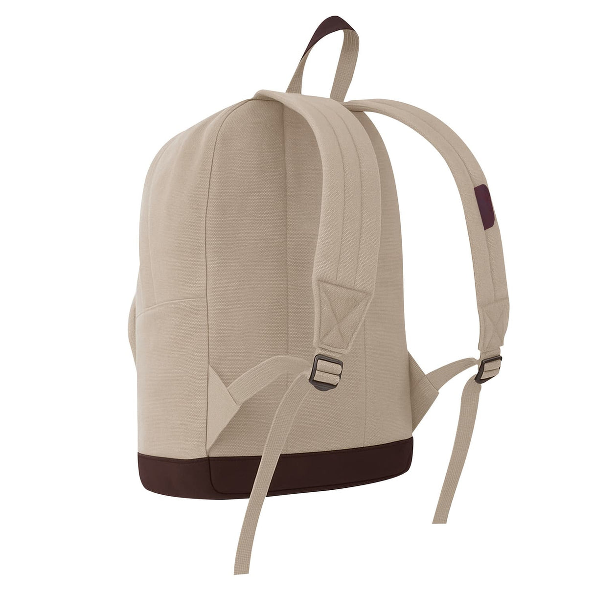Vintage Khaki Teardrop Canvas Backpack