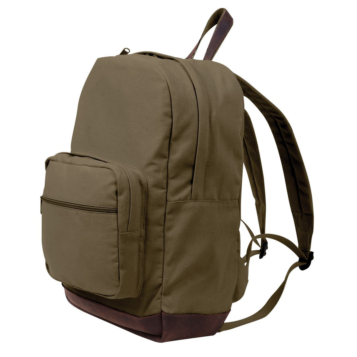 Vintage Olive Drab Teardrop Canvas Backpack