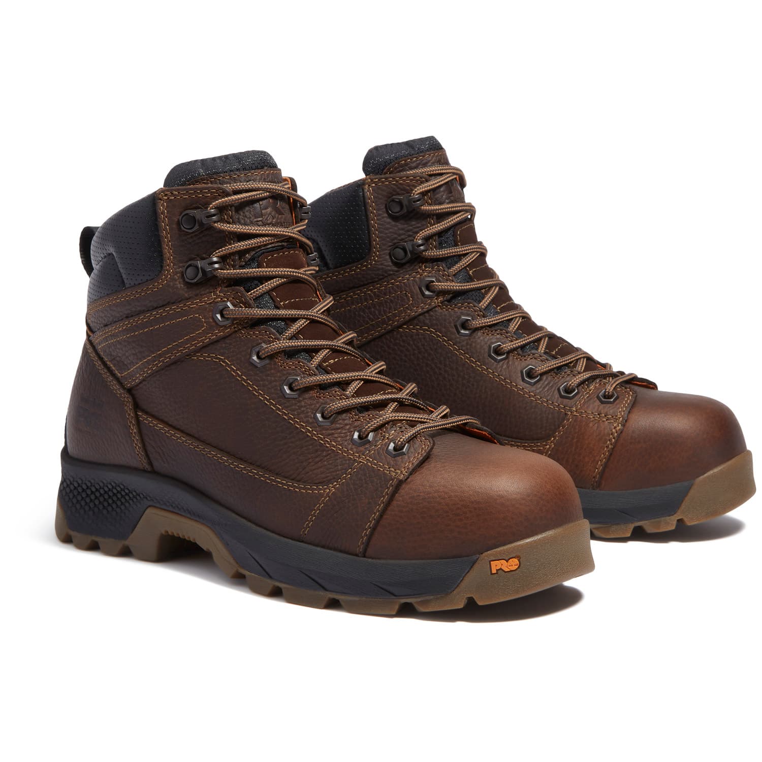 Timberland Pro Titan EV Composite Safety Toe Mid Brown Lace To Toe Men's Work Boot