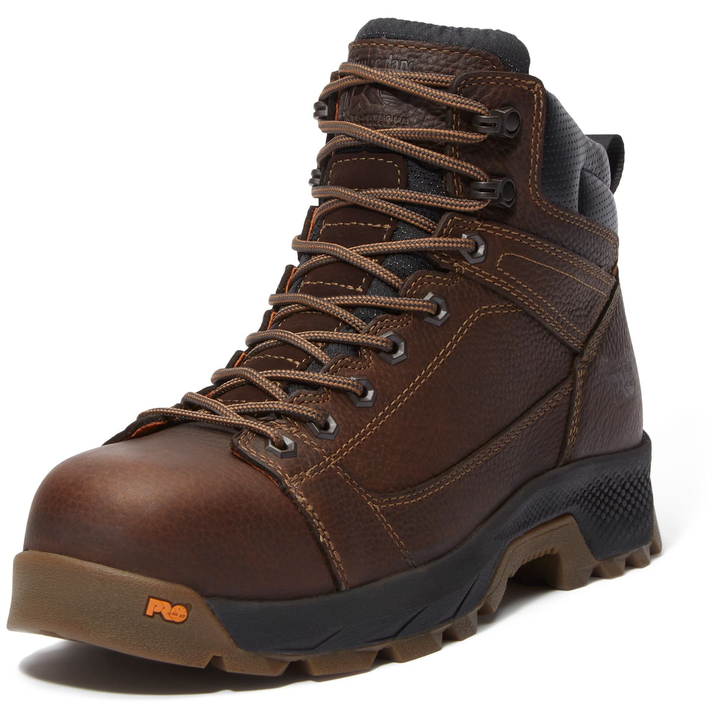 Timberland Pro Titan EV Composite Safety Toe Mid Brown Lace To Toe Men's Work Boot