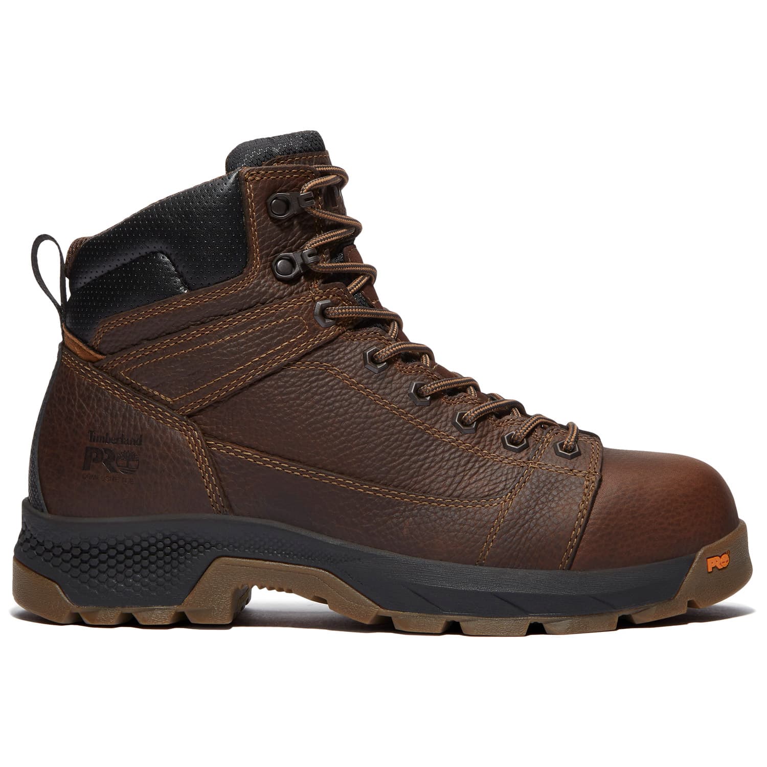 Timberland Pro Titan EV Composite Safety Toe Mid Brown Lace To Toe Men's Work Boot