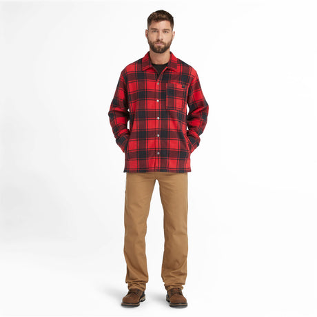 Timberland PRO Gritman Check Heavyweight Fleece Men's Shirt