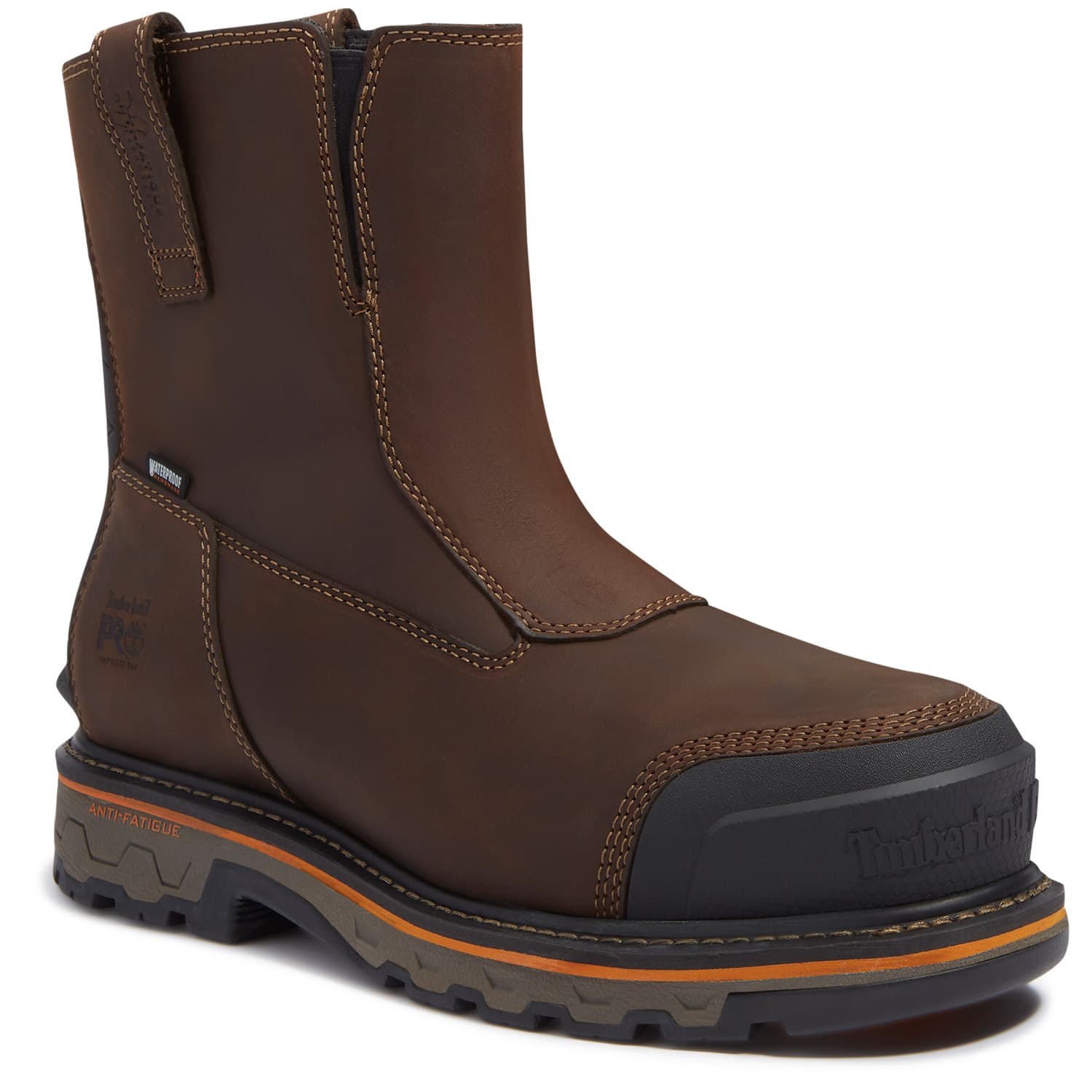 Timberland Pro True Grit Nano Composite Safety Toe Waterproof Pull On Men's Work Boot