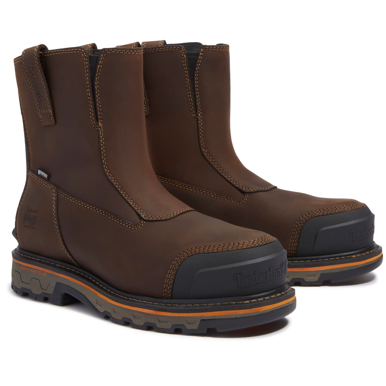 Timberland Pro True Grit Nano Composite Safety Toe Waterproof Pull On Men's Work Boot