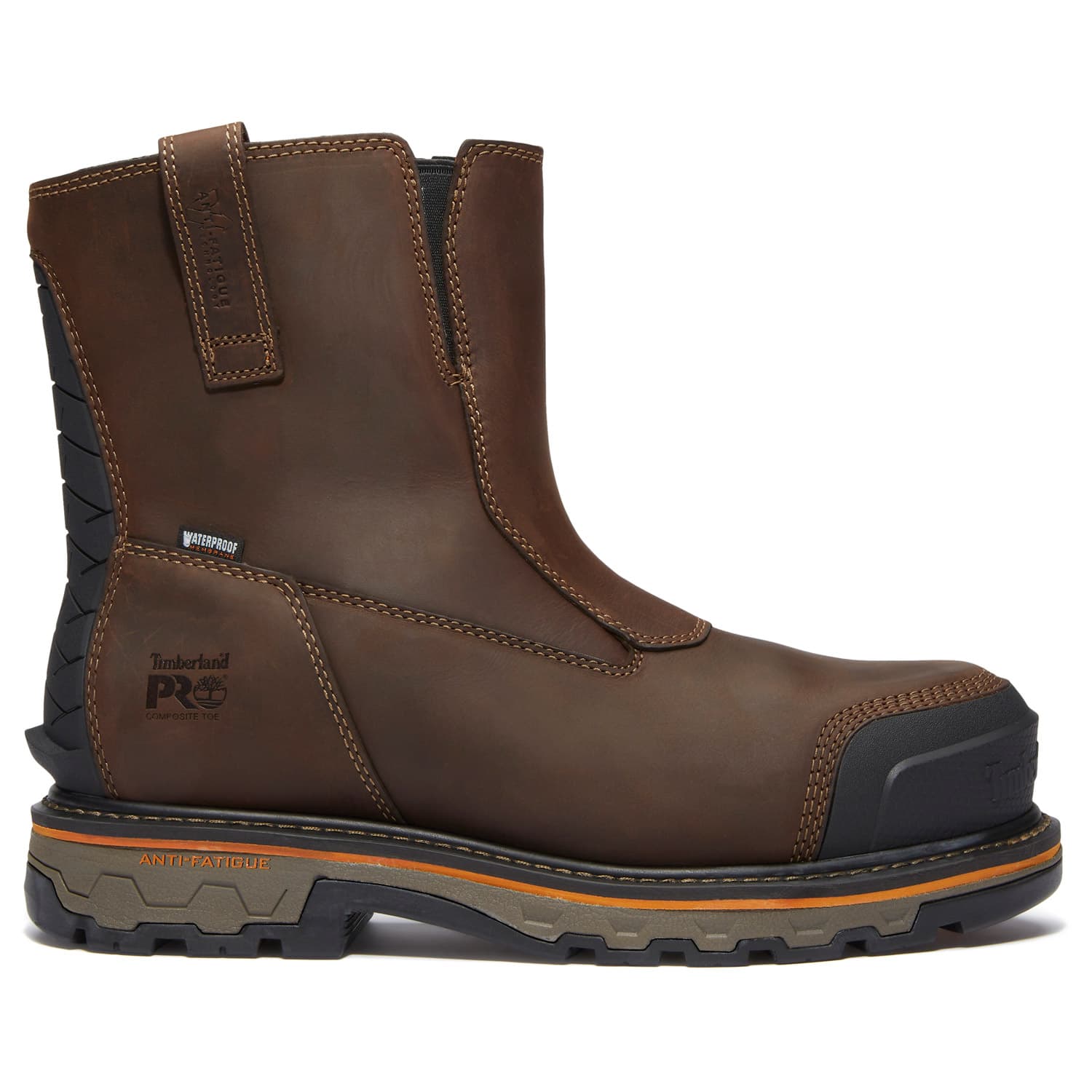 Timberland Pro True Grit Nano Composite Safety Toe Waterproof Pull On Men's Work Boot