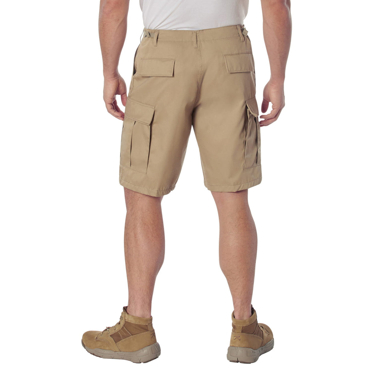 Khaki Military Style BDU Cargo Shorts
