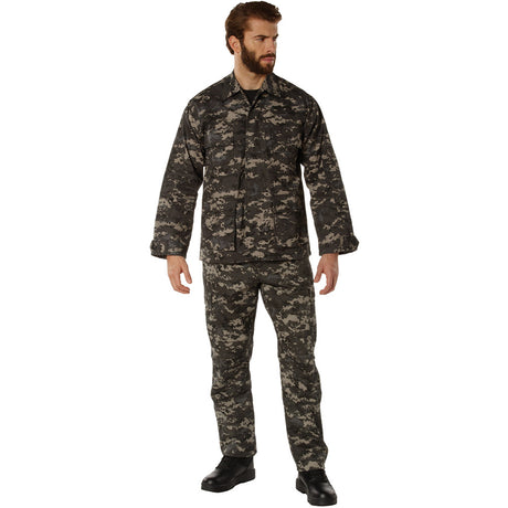 Basic Military Digital Camouflage BDU Shirt