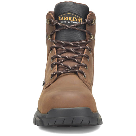 Carolina Gruntz 6-Inch Waterproof Soft Toe Men's Brown Work Boot