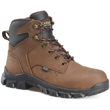 Carolina Gruntz Mens 6-Inch Waterproof Steel Toe Men's Work Boot
