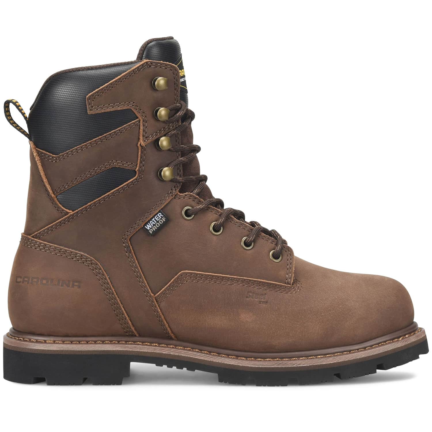 Carolina Gruntz CA3599 8-Inch Men's 8-Inch Brown Safety Toe Work Boot