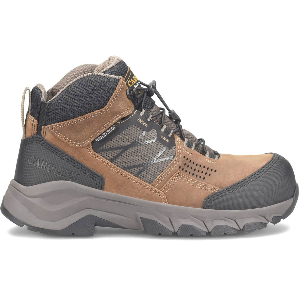 CA5053 Profile Carolina Ironhide Mens Mid Cut Lightweight EZ Entry Waterproof Hiker Work Boot