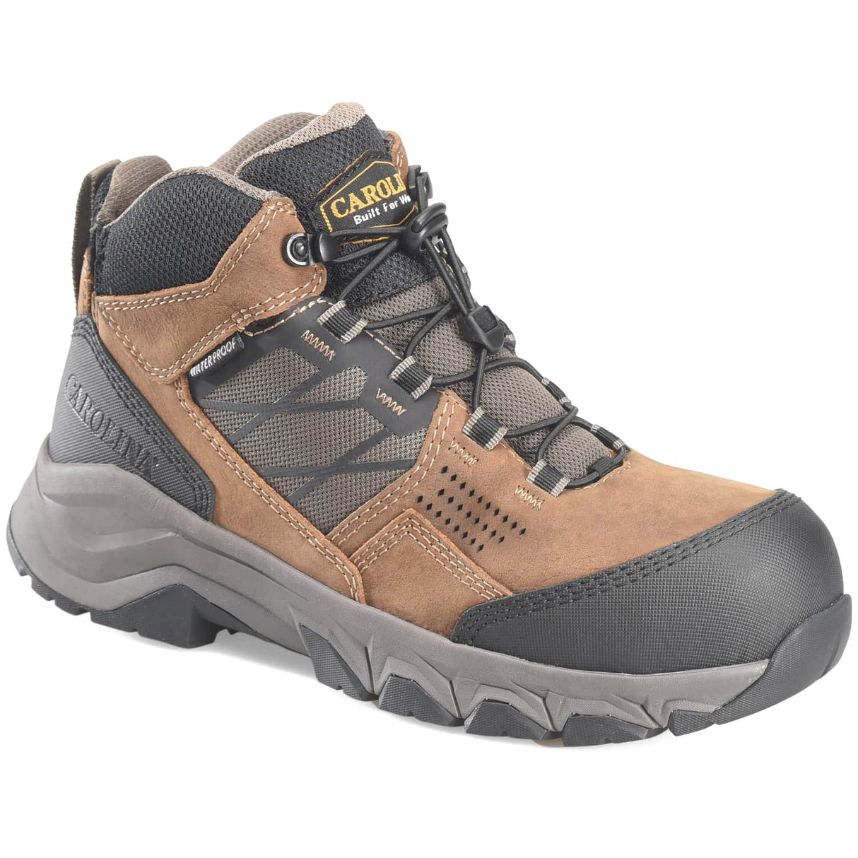 CA5053 45degree Carolina Ironhide Mens Mid Cut Lightweight EZ Entry Waterproof Hiker Work Boot