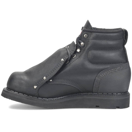 Carolina Union Built Men's 6-Inch Black  Safety Toe External Met Guard Work Boot