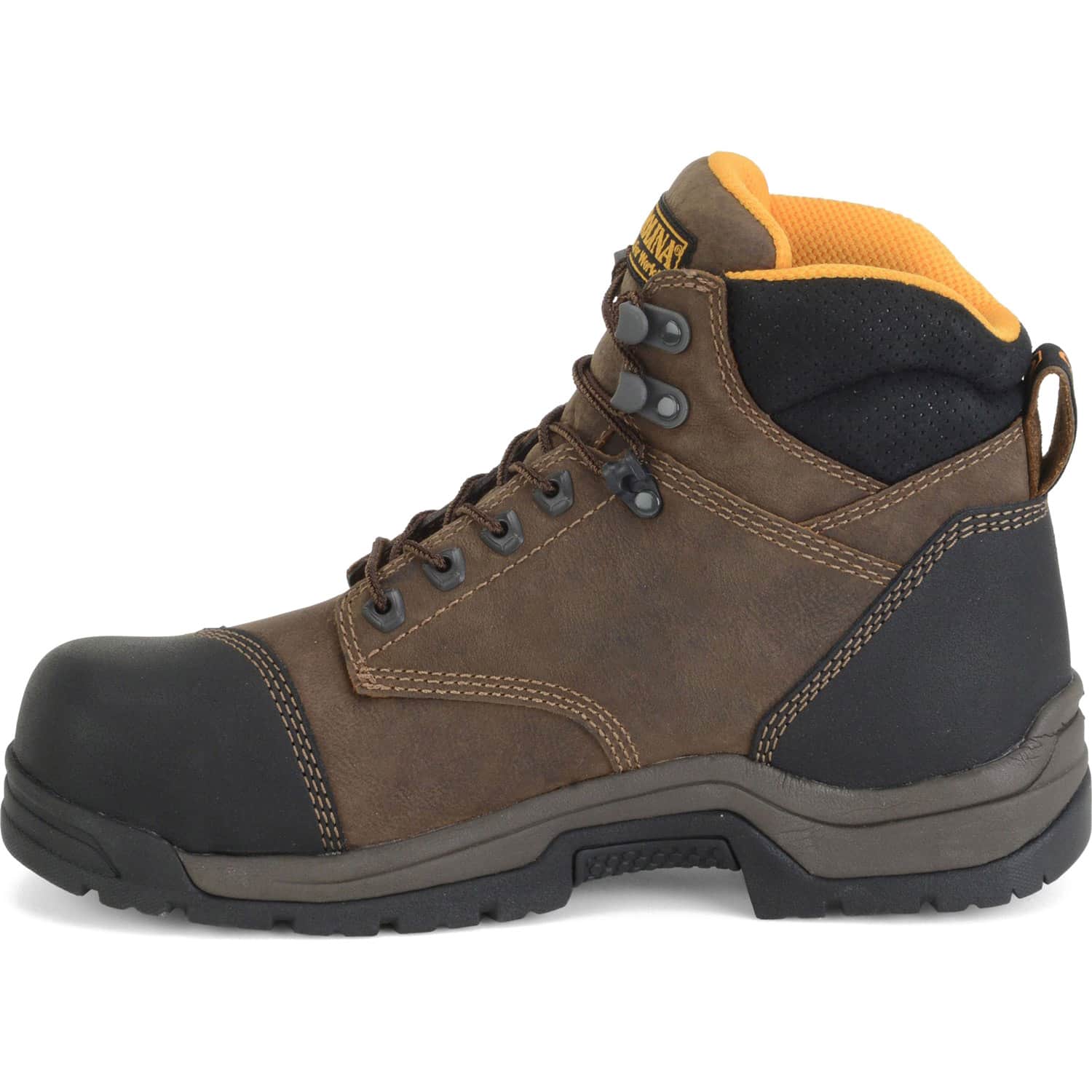 CA5522 Instep Carolina Bruno Mens 6 inch ESD Waterproof Carbon Composite Broad Toe Work Boot