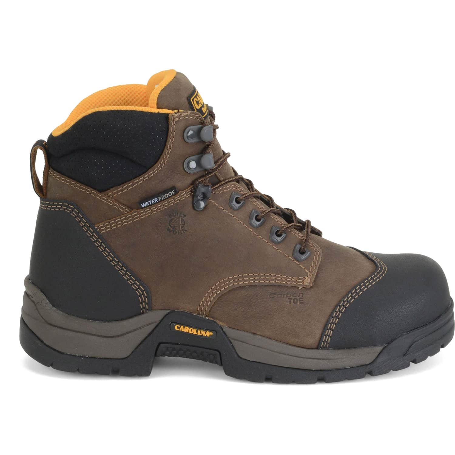 CA5522 Profile Carolina Bruno Mens 6 inch ESD Waterproof Carbon Composite Broad Toe Work Boot