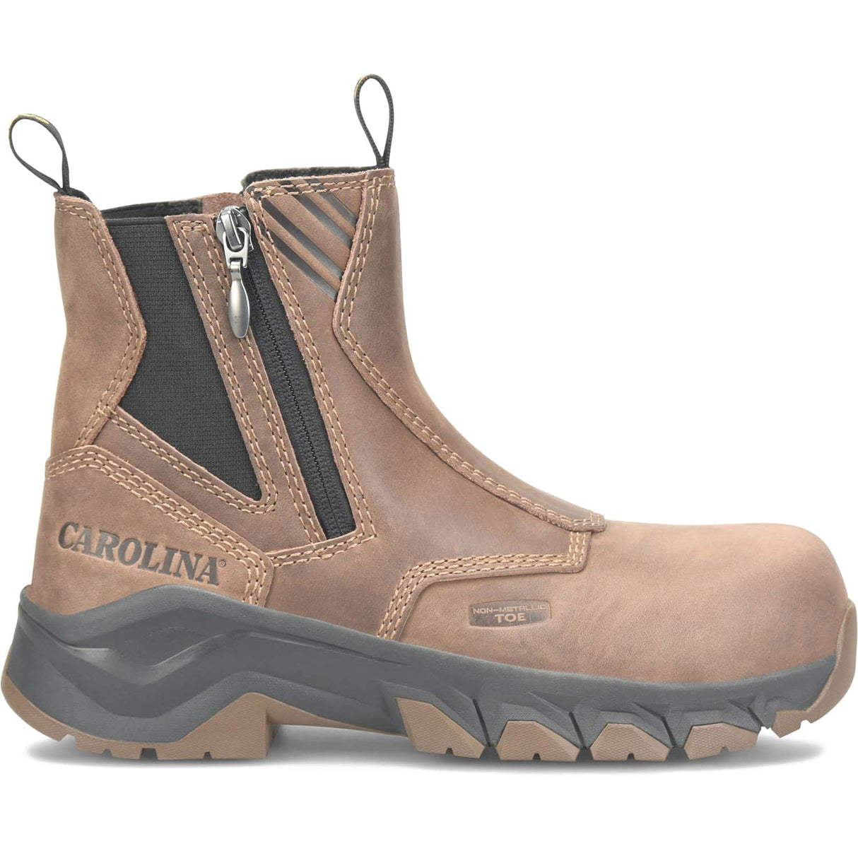 CA5678 Profile Carolina Ponderosa Womens Mid Lightweight Side Zipper Composite Safety Toe Chelsea Work Boot