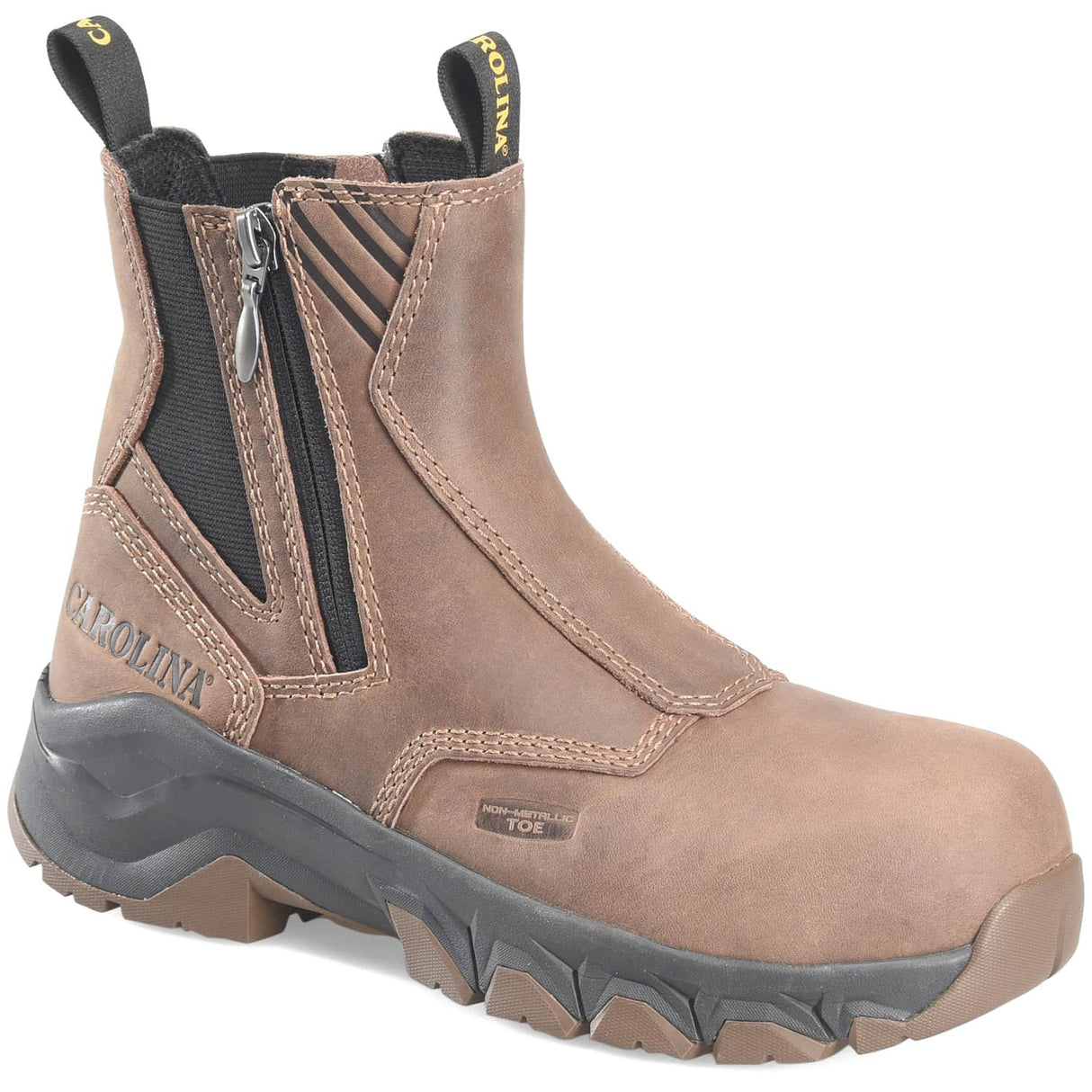 CA5678 45degree Carolina Ponderosa Womens Mid Lightweight Side Zipper Composite Safety Toe Chelsea Work Boot