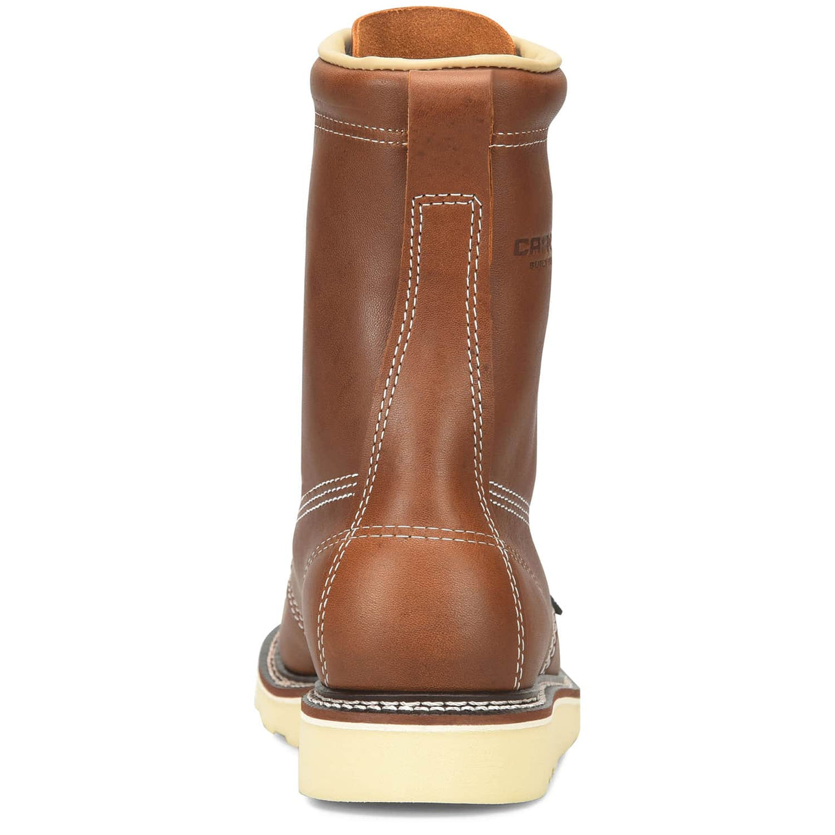 Carolina CA7002 USA 8-Inch Brown Moc Toe Wedge Work Boots