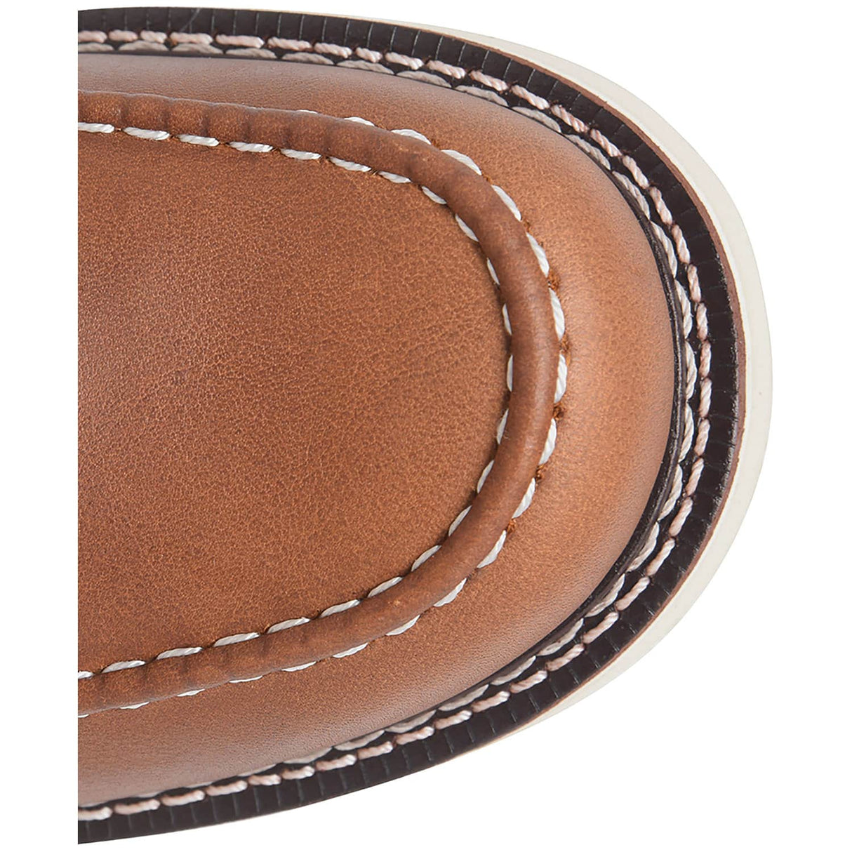 Carolina CA7002 USA 8-Inch Brown Moc Toe Wedge Work Boots