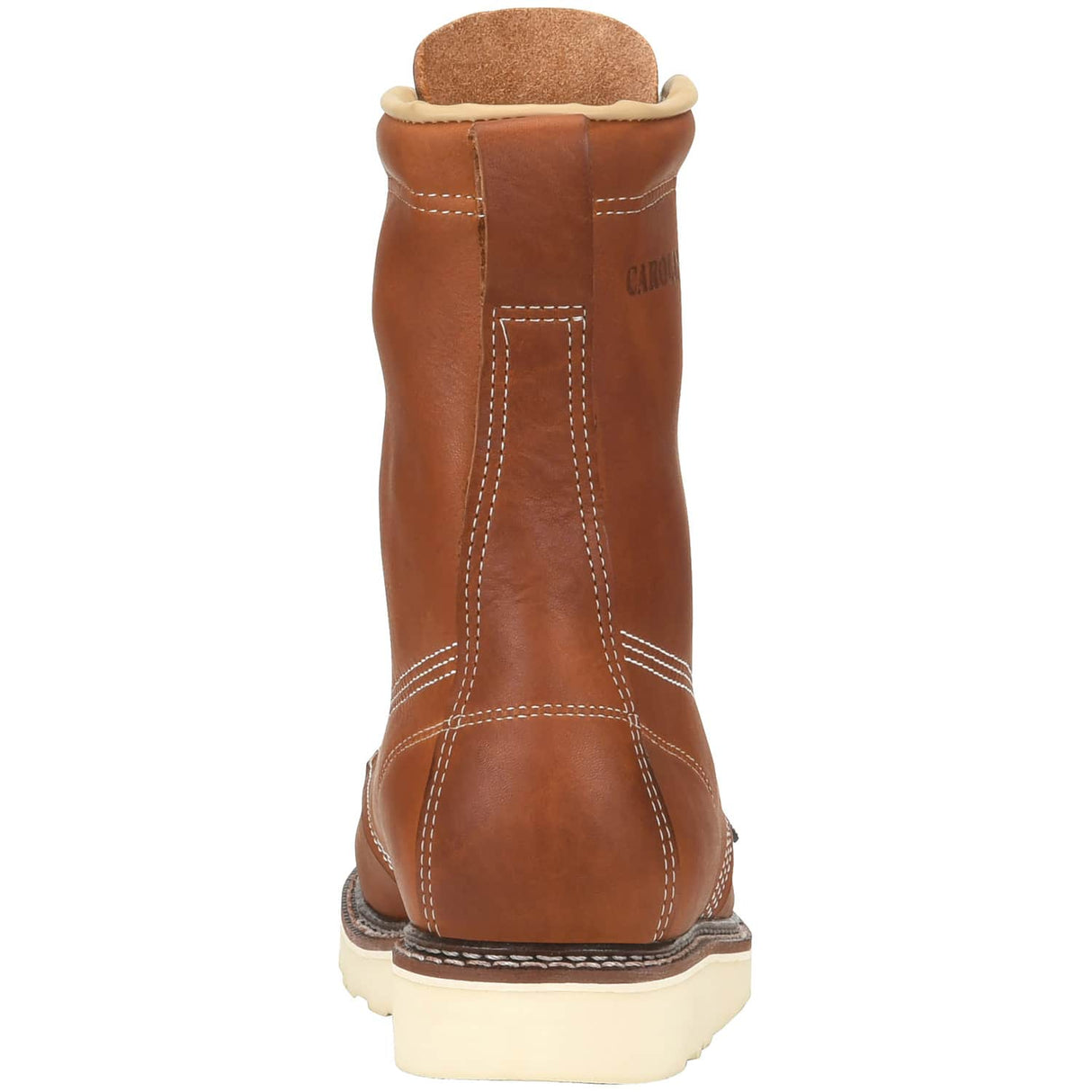Carolina Amp USA 8-Inch Classic Moc Steel Toe Wedge Sole Work Boot