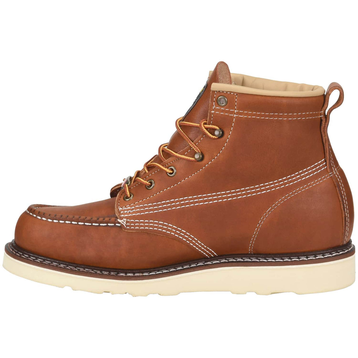 Carolina Amp USA 6-Inch Moc Wedge Steel Toe Work Boot