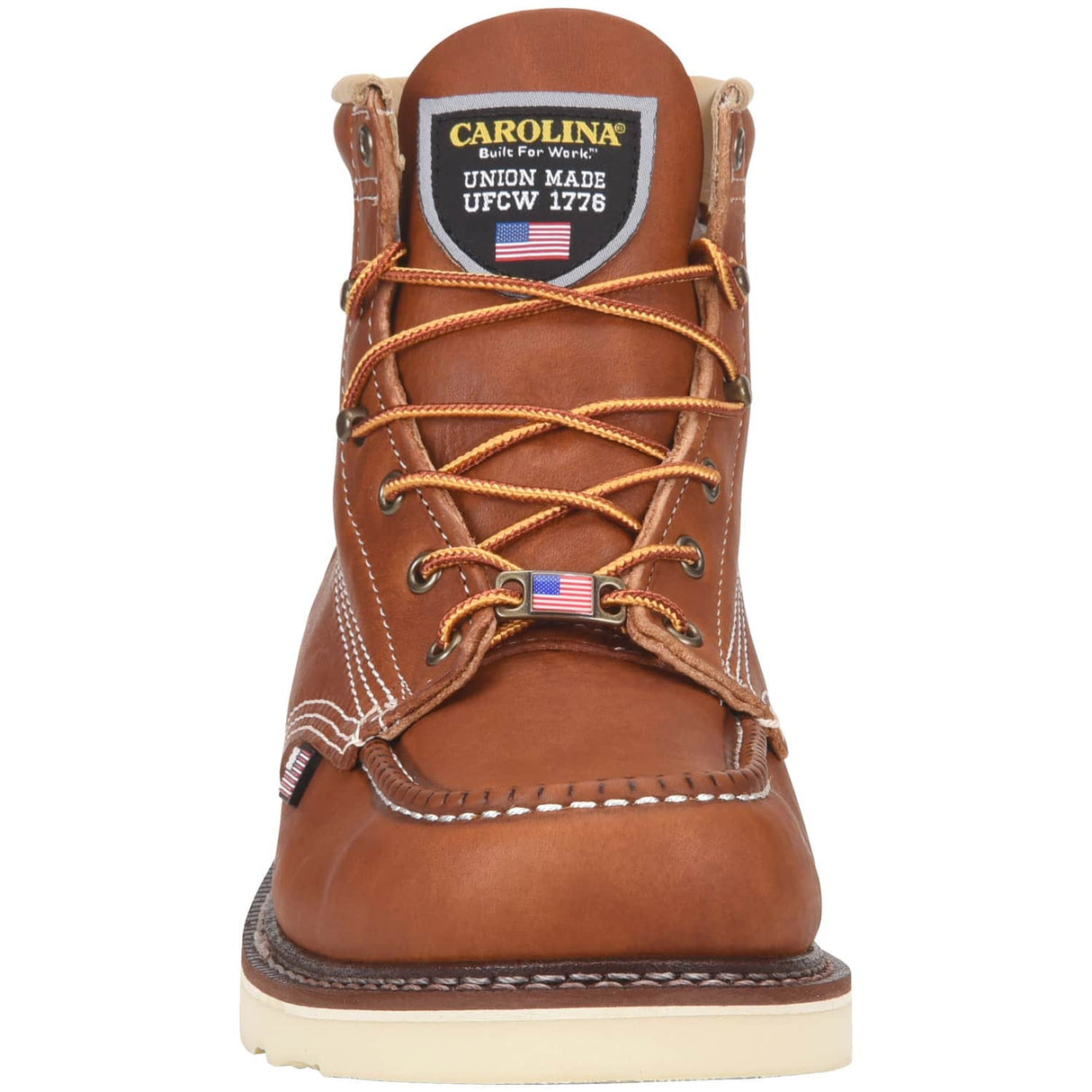 Carolina Amp USA 6-Inch Moc Wedge Steel Toe Work Boot
