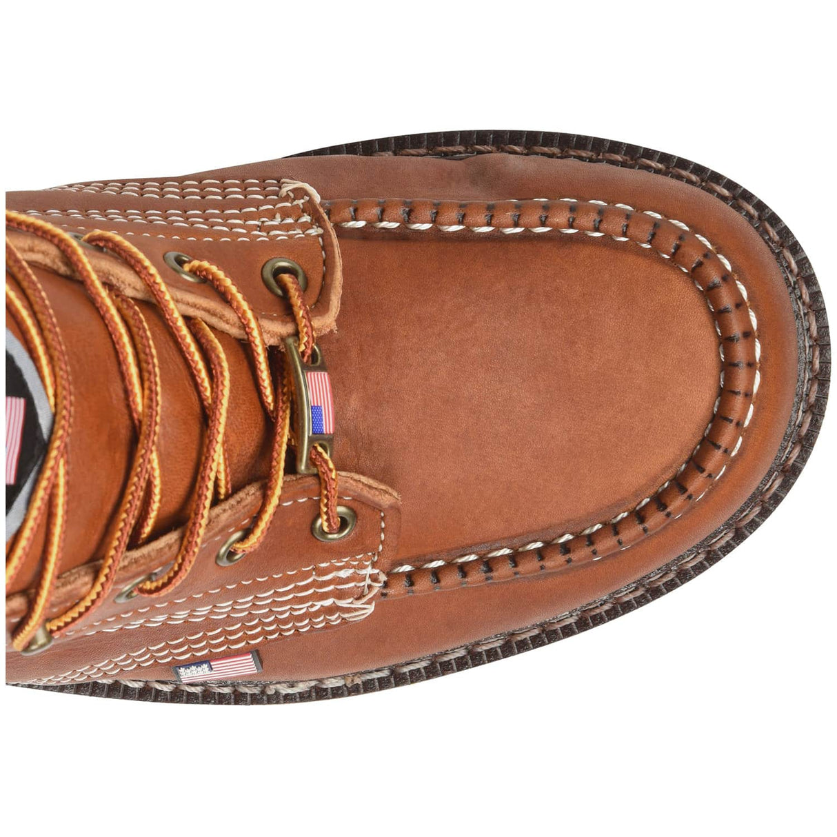 Carolina Amp USA 6-Inch Moc Wedge Steel Toe Work Boot