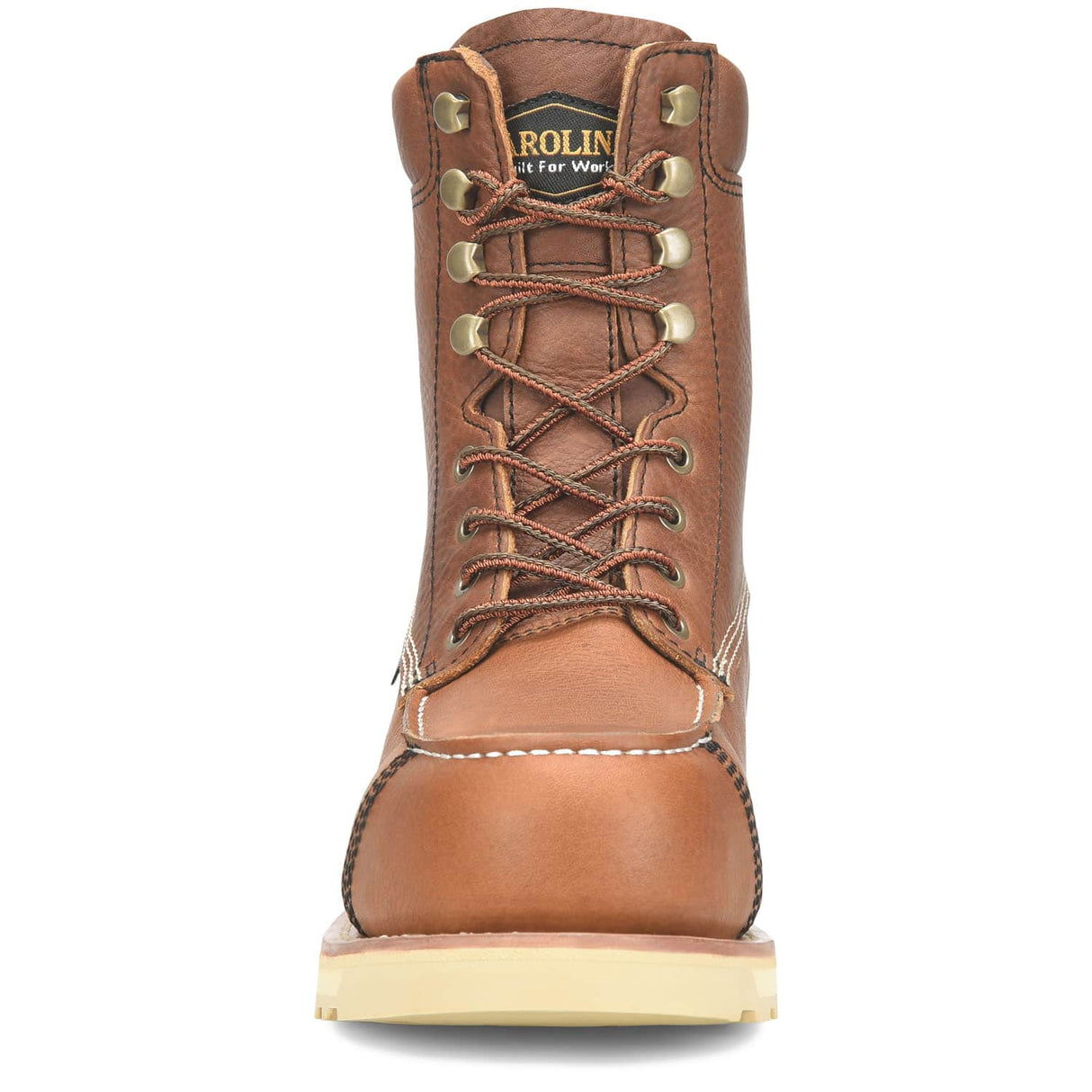 Carolina Staple Gun 8-inch Carbon Composite Toe Waterproof Moc Toe Wedge Sole Men's Work Boot